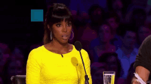 I Thought We Have Britney Spears On Stage... Well, So Does Kelly... GIF - Kellyrowland Simoncowell Xfactor GIFs