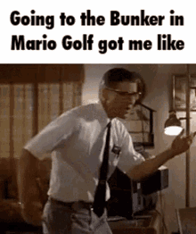 george mcfly mario golf mario golf back to the future