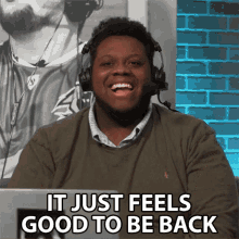 It Just Feels Good To Be Back John Finch GIF - It Just Feels Good To Be Back John Finch Finchaster GIFs