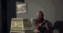Kratos Computer GIF - Kratos Computer Throw GIFs