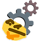 Think Gears Sticker - Think Gears Emoji Stickers