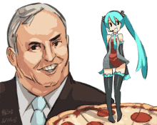 hatsune miku is in your area dominos on pizza dance