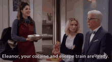 Eleanor Escape Train GIF - Eleanor Escape Train Cocaine GIFs