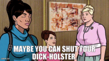 Archer Pam Poovey GIF - Archer Pam Poovey Dick Holster GIFs