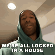 Were All Locked In A House Matt James GIF - Were All Locked In A House Matt James Cameo GIFs