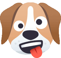 Wacky Dog Sticker - Wacky Dog Joypixels Stickers