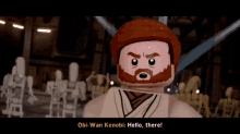 Lego Star Wars Obi Wan Kenobi GIF - Lego Star Wars Obi Wan Kenobi Hello There GIFs