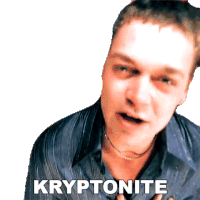 Kryptonite Brad Arnold Sticker - Kryptonite Brad Arnold 3doors Down Stickers