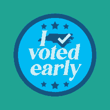 Arielnwilson I Voted Early GIF - Arielnwilson I Voted Early Sticker GIFs