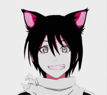 Yato Noragami GIF - Yato Noragami Cat Anime Boy GIFs