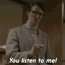 You Listen To Me Robert Evans GIF - You Listen To Me Robert Evans Matthew Goode GIFs