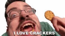 i love crackers ricky berwick i like crackers eating delicious