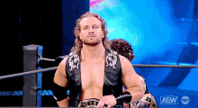 hangman page pose tag team champion kenny omega aew hangman page pose tag team champion kenny omega aew