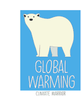 Climate Warrior Global Warming Sticker - Climate Warrior Global Warming Earth Stickers