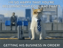 Cat Business GIF - Cat Business Bizcat GIFs
