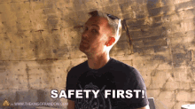 Safety First Nate GIF - Safety First Nate The King Of Random GIFs