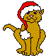 Christmas Cat Sticker - Christmas Cat Stickers