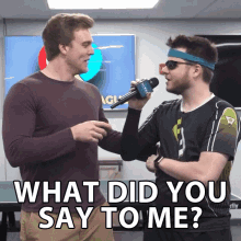 What Did You Say To Me Ryan Bailey GIF - What Did You Say To Me Ryan Bailey Dave Olson GIFs