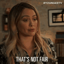 Thats Not Fair Kelsey Peters GIF - Thats Not Fair Kelsey Peters Younger GIFs
