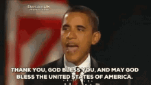 Barack Obama Thank You GIF - Barack Obama Thank You God Bless You GIFs