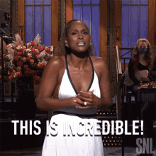 This Is Incredible Issa Rae GIF - This Is Incredible Issa Rae Saturday Night Live GIFs