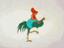 Rooster Chicken GIF - Rooster Chicken Guitar GIFs