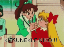 Makoto Kino Minako Aino GIF - Makoto Kino Minako Aino Sailor Moon GIFs