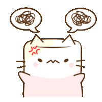 Marshmallow Cat Sticker - Marshmallow Cat Pink And White Stickers