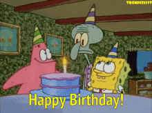 Happy Birthday Gifts GIF - Happy Birthday Gifts Spongebob GIFs