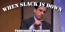 Slack When Slack Is Down GIF - Slack When Slack Is Down The Office GIFs