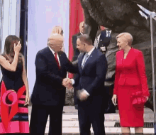 Trump Hand Shake Left Hanging GIF - Trump Hand Shake Left Hanging Denied GIFs