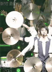 Johnny'S Jr. GIF - Johnnys Junior Cymbals Asian GIFs