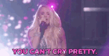 Carrie Underwood You Cant Cry Pretty GIF - Carrie Underwood You Cant Cry Pretty Cry Pretty GIFs