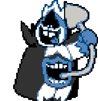 Chaos King Laughter Sticker - Chaos King Laughter Deltarune Stickers