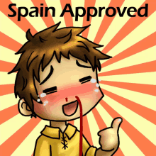 Spain Approved GIF - Nose Bleeding Spain Approved Approved GIFs