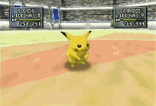 Pikachu Pokemon GIF - Pikachu Pokemon Pokemon Stadium2 GIFs