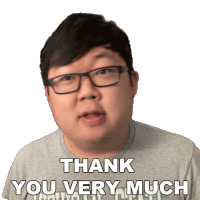 Thank You Very Much Sungwon Cho Sticker - Thank You Very Much Sungwon Cho Prozd Stickers