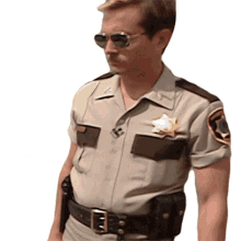 shrug lieutenant jim dangle reno911 not without my mustache i dont know