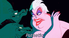 Pathetic Ursula GIF - Pathetic Ursula Little Mermaid GIFs