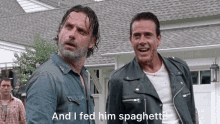 Negan I Fed Him Spaghetti Negan Smith I Fed Him Spaghetti GIF - Negan I Fed Him Spaghetti Negan Smith I Fed Him Spaghetti And I Fed Him Spaghetti GIFs