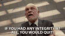 If You Had Any Integrity At All You Would Quit GIF - If You Had Any Integrity At All You Would Quit Dr Adrian Mallory GIFs