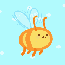 flying bee molang flying bee honeybee