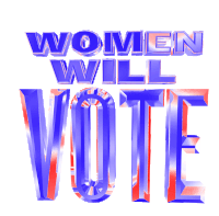 Women Will Vote Women Sticker - Women Will Vote Women Woman Stickers