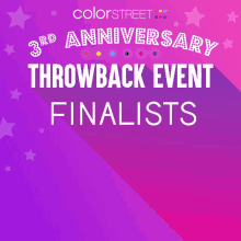 color street colorstreet throwback event finalist