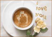 i love you ily coffee latte couple