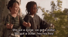 We Got A Dollar GIF - Little Rascals Payday Heyheyhey GIFs