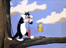 Sylvester Looney Tunes GIF - Sylvester Looney Tunes Escape GIFs