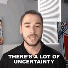 Theres A Lot Of Uncertainty Anthony Alfredo GIF - Theres A Lot Of Uncertainty Anthony Alfredo Fast Pasta GIFs