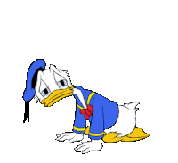 Donald Duck Blueface Sticker - Donald Duck Blueface Disappointed Stickers