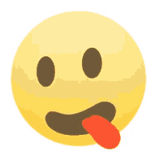 liar emoji tongue out lick